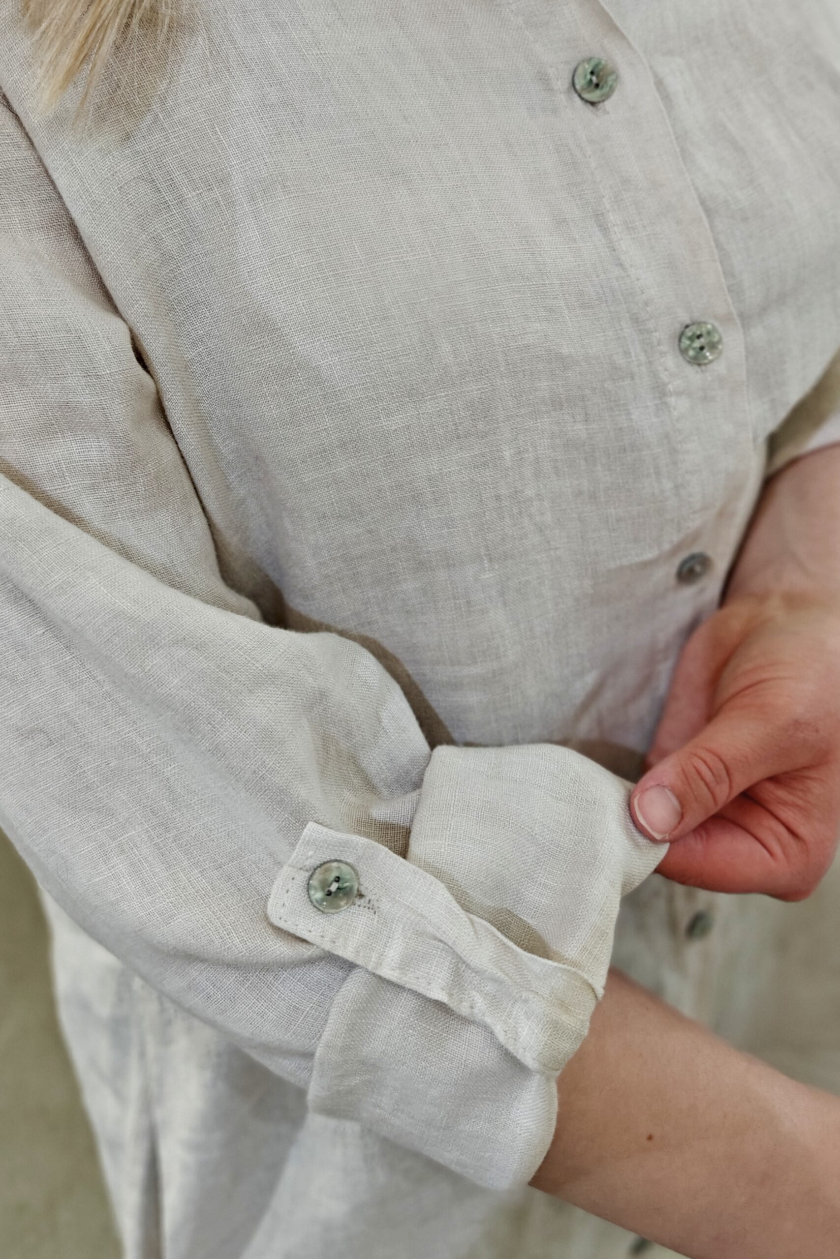 Viola pellavapaita, beige 38/44 - Image 3