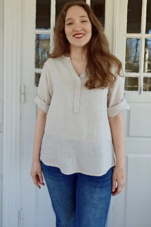 Pellavatehdas Mandi pellavapaita beige