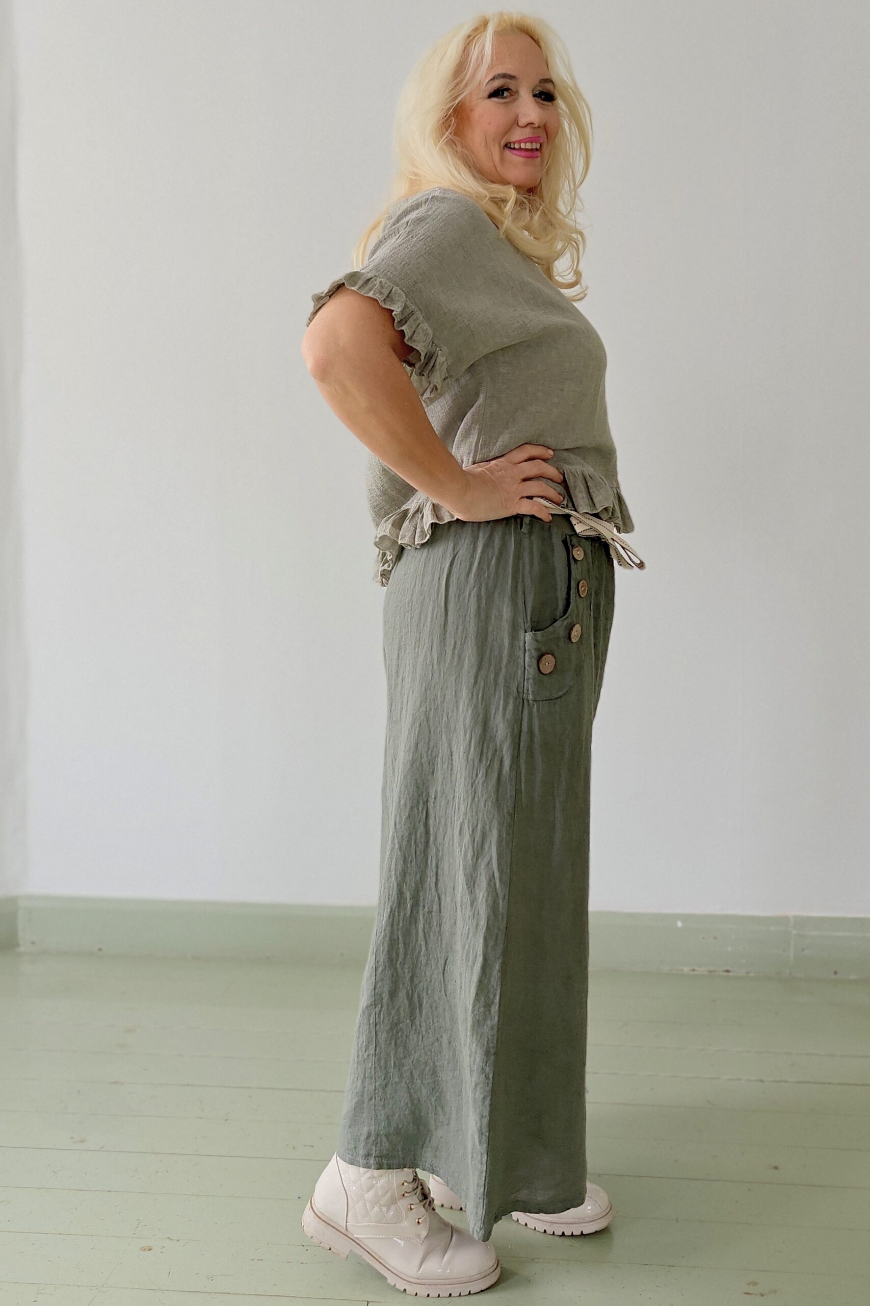 Riina housuhame, khakivihreä 44/50 - Image 3