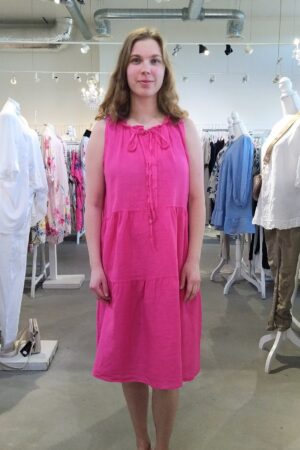 Livia pellavamekko fuxia