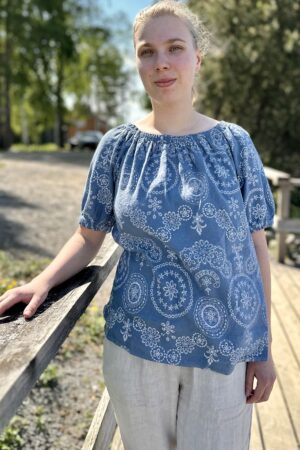 Pellavatehdas Vilma pellavapaita farkunsininen