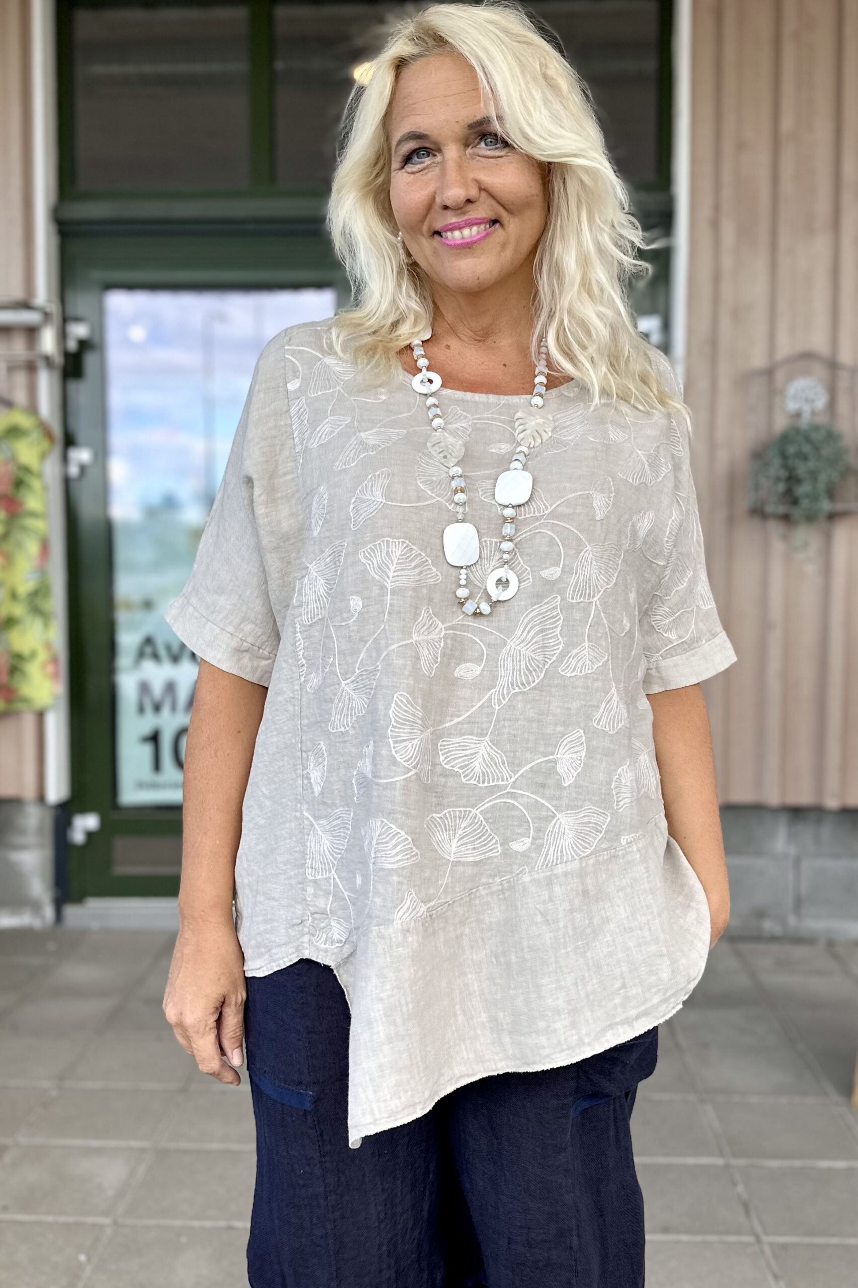 Pellavatehdas Garden pellavapaita beige