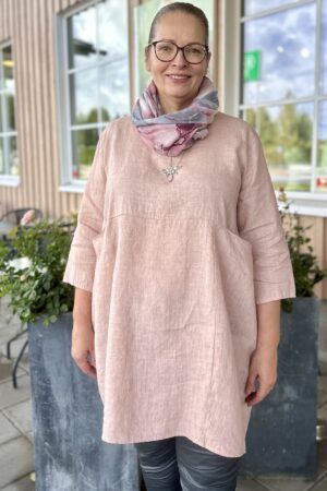Pellavatehdas Coco pellavatunika roosa
