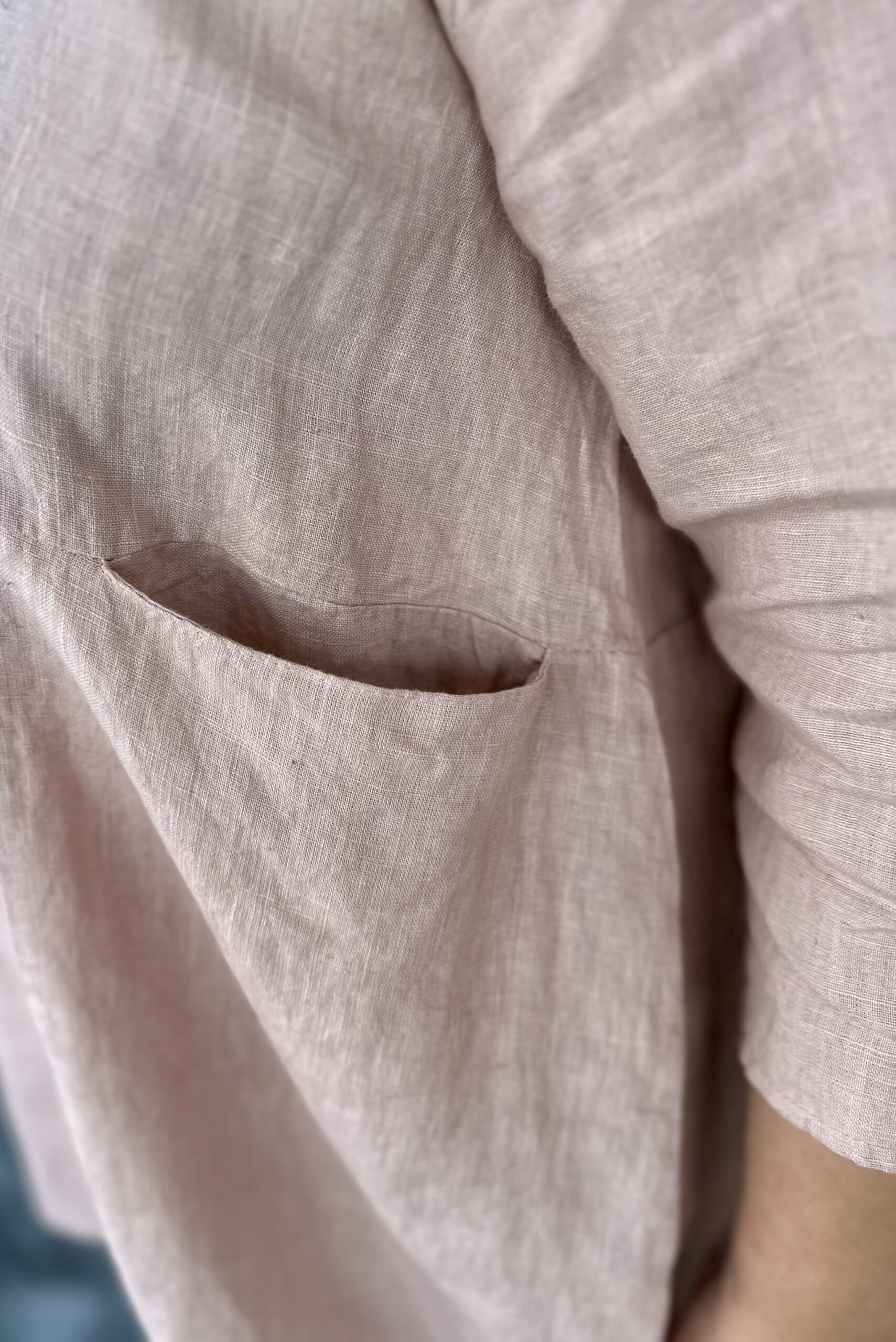 Coco pellavatunika, hento roosa - Image 3