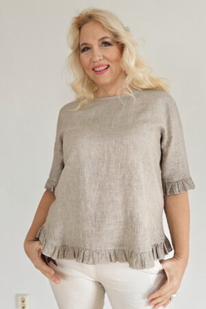 Unna pellavapaita, hiekka, Pellavatehdas