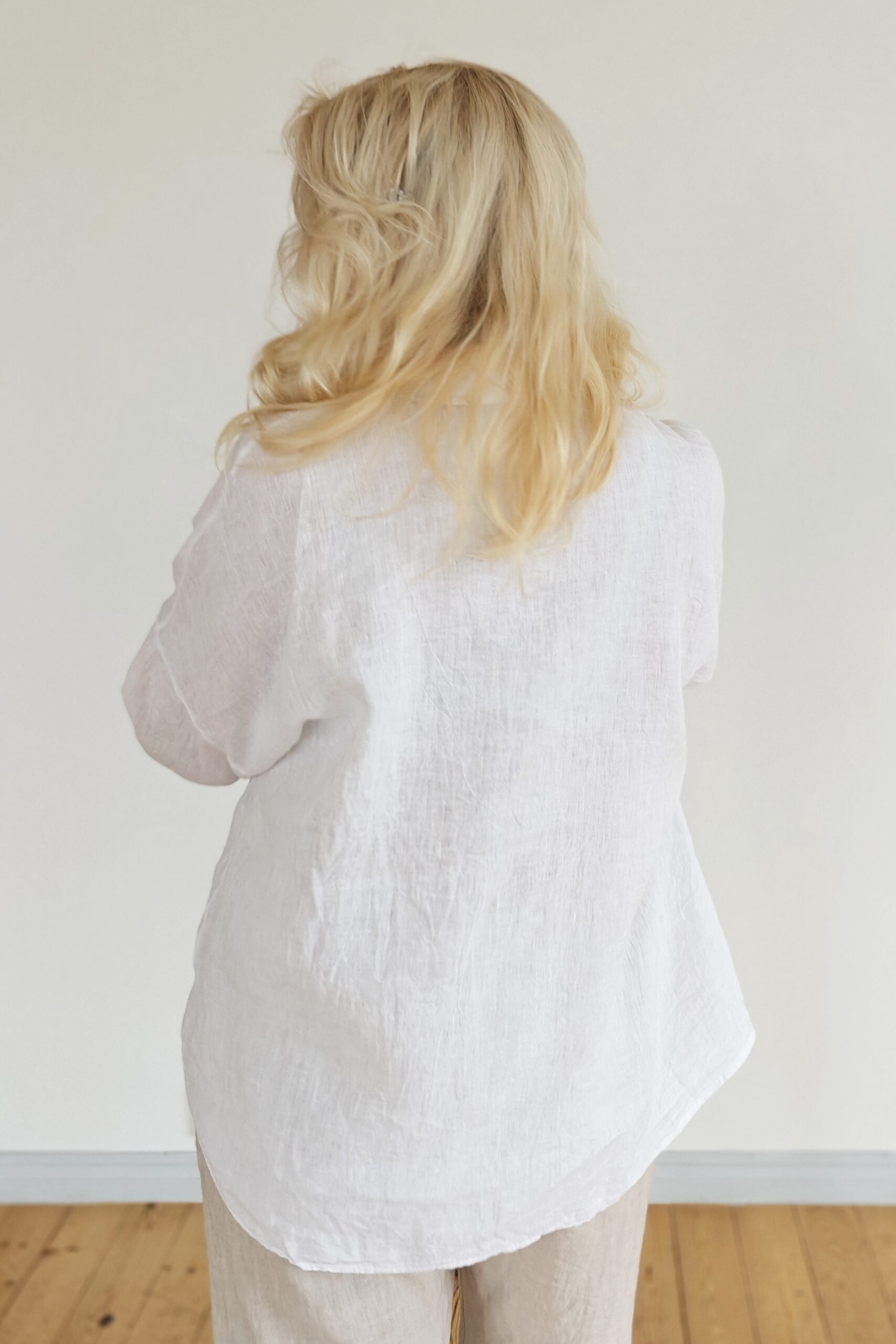 Venla pellavapaita, valkoinen 46/50 - Image 4