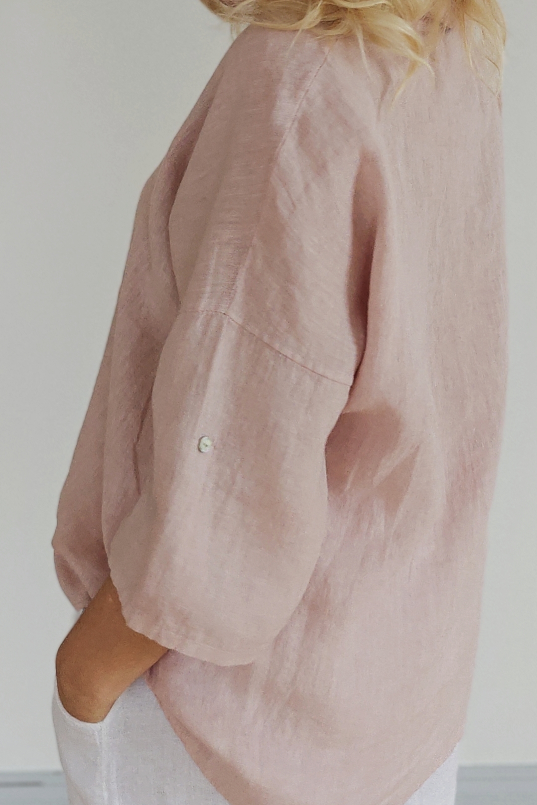 Venla pellavapaita, lämmin roosa 46/50 - Image 6