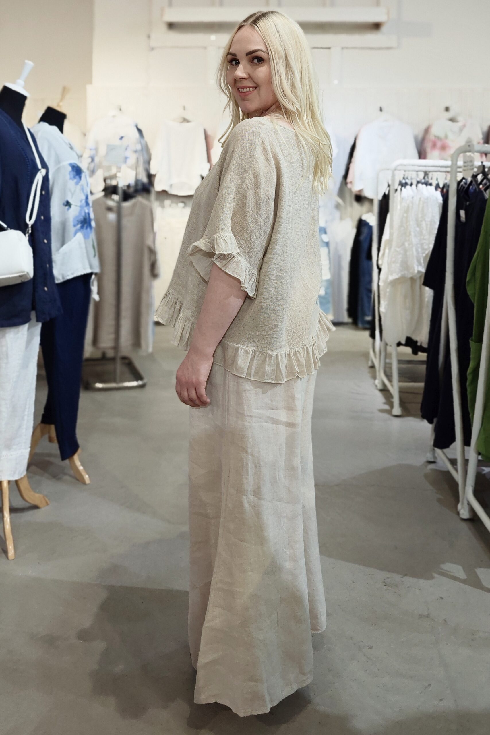 Hele housuhame, beige S/L - Image 3