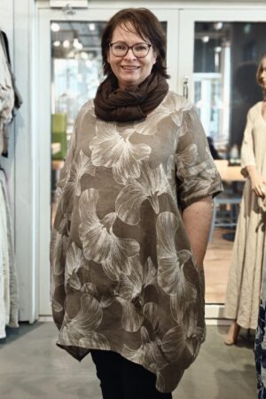 Pellavatehdas Kukkaunelma pellavatunika taube