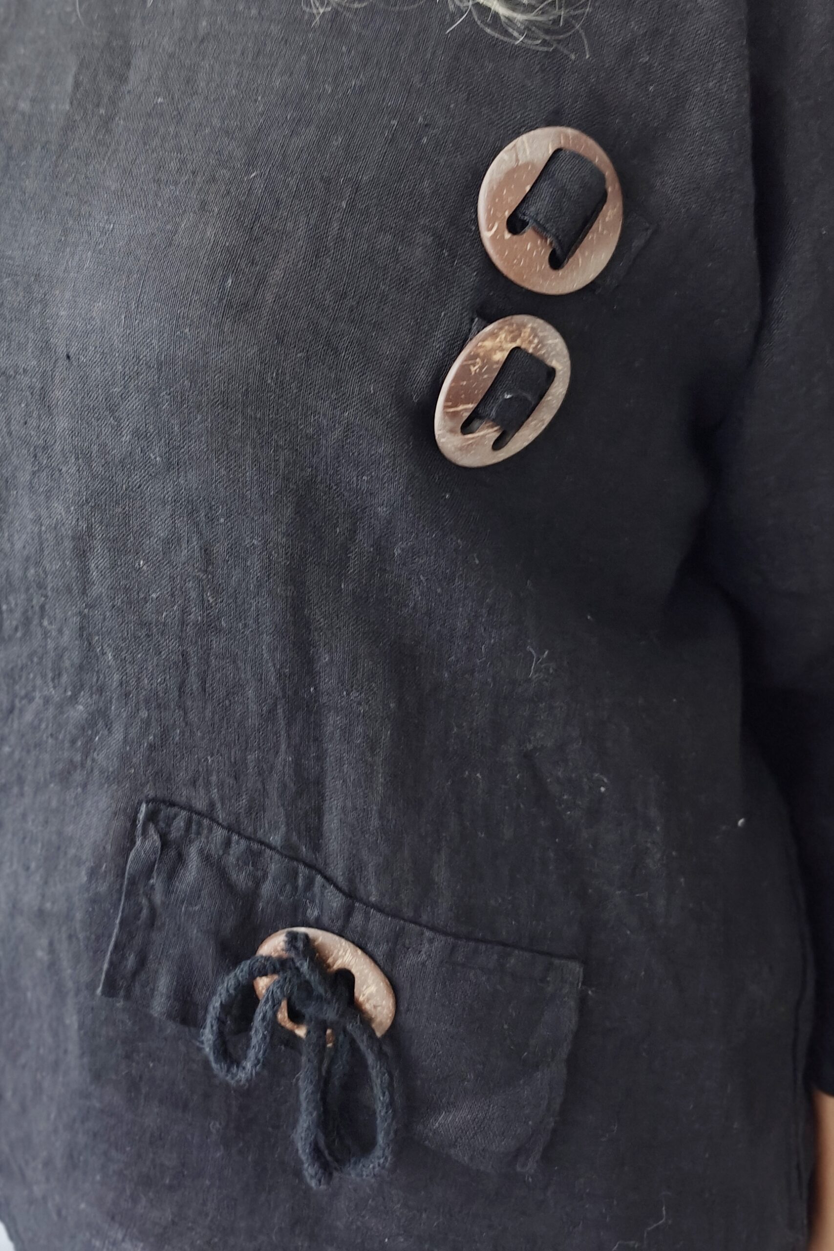 Limnos pellavapaita, musta 48/52 - Image 5