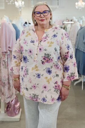 Rosanne pellavapaita roosa Pellavatehdas