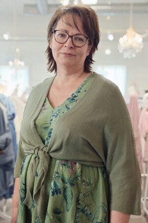 Pellavatehdas Liidia neulebolero vihreä