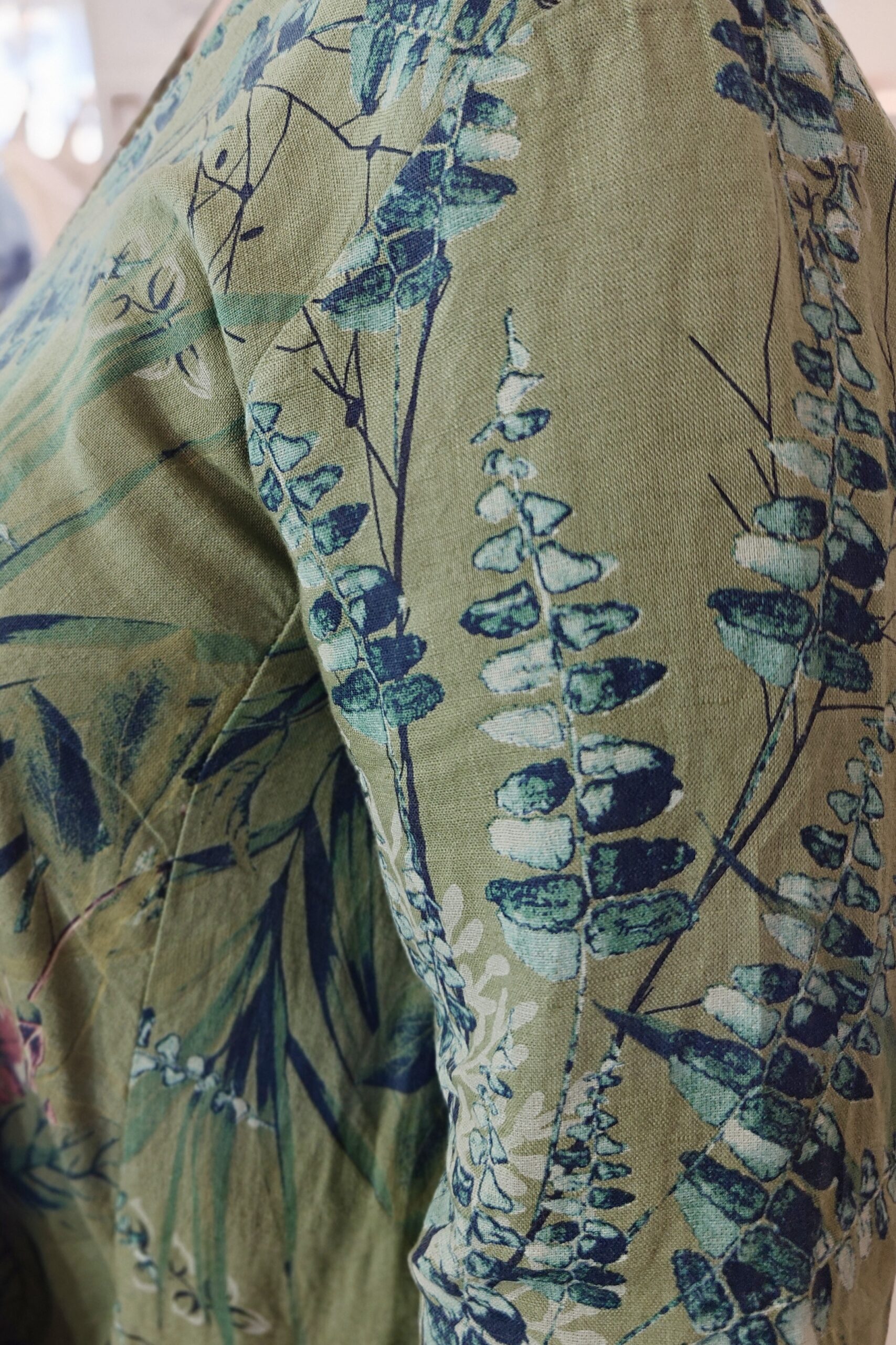 Juhannus pellavamekko, vihreä 48/52 - Image 4