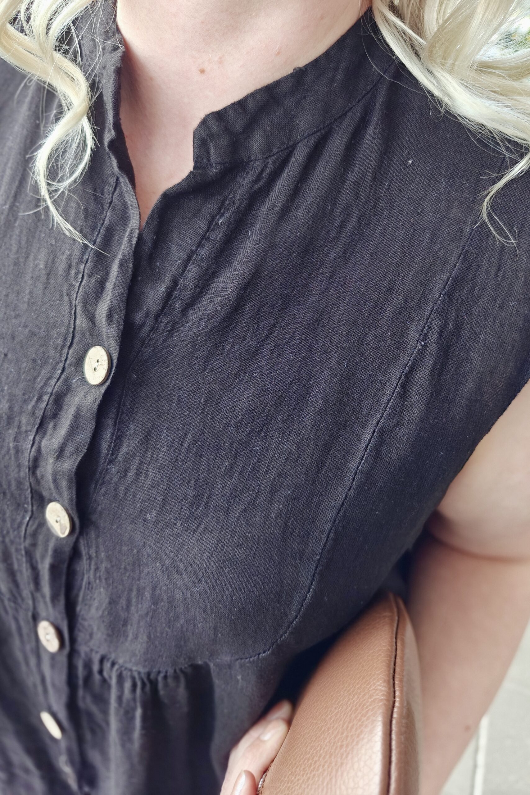 Mette frillatunika, musta 40/44 - Image 3