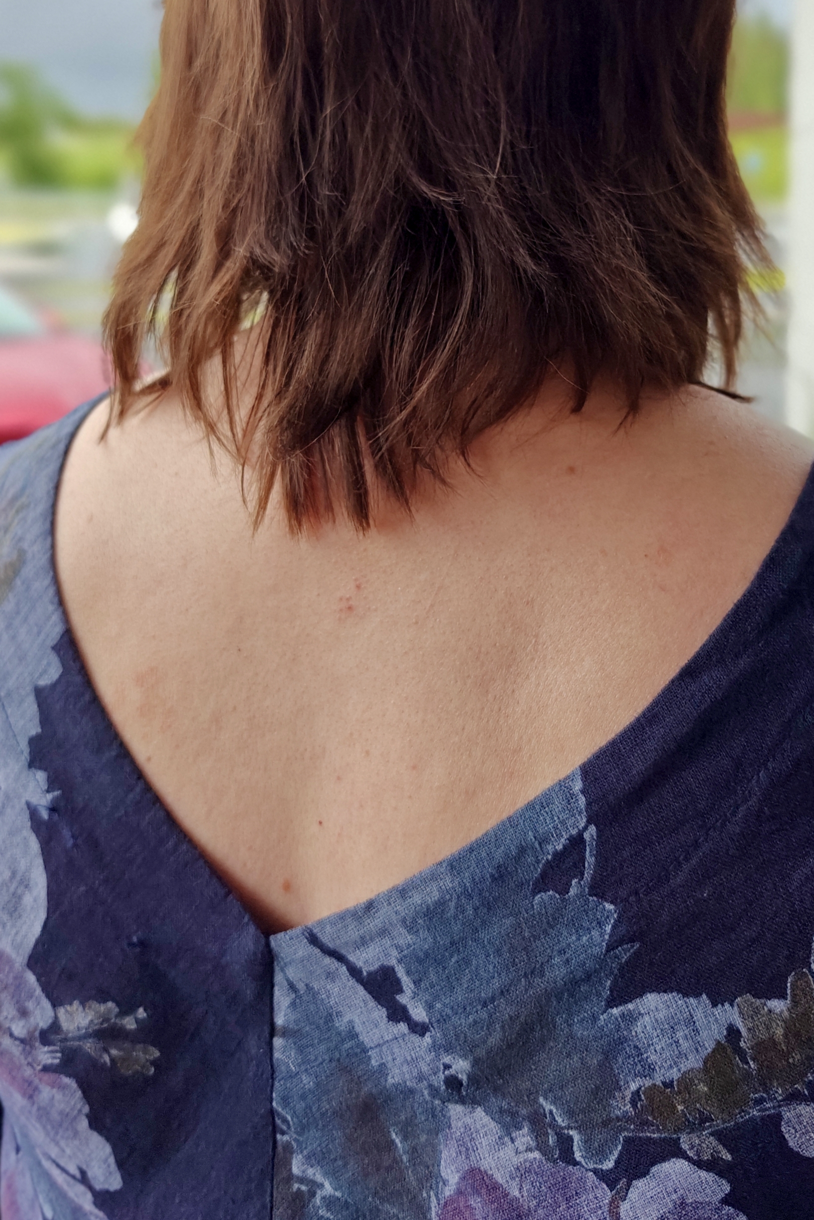 Ingela pellavamekko, tummansininen 46/56 - Image 3