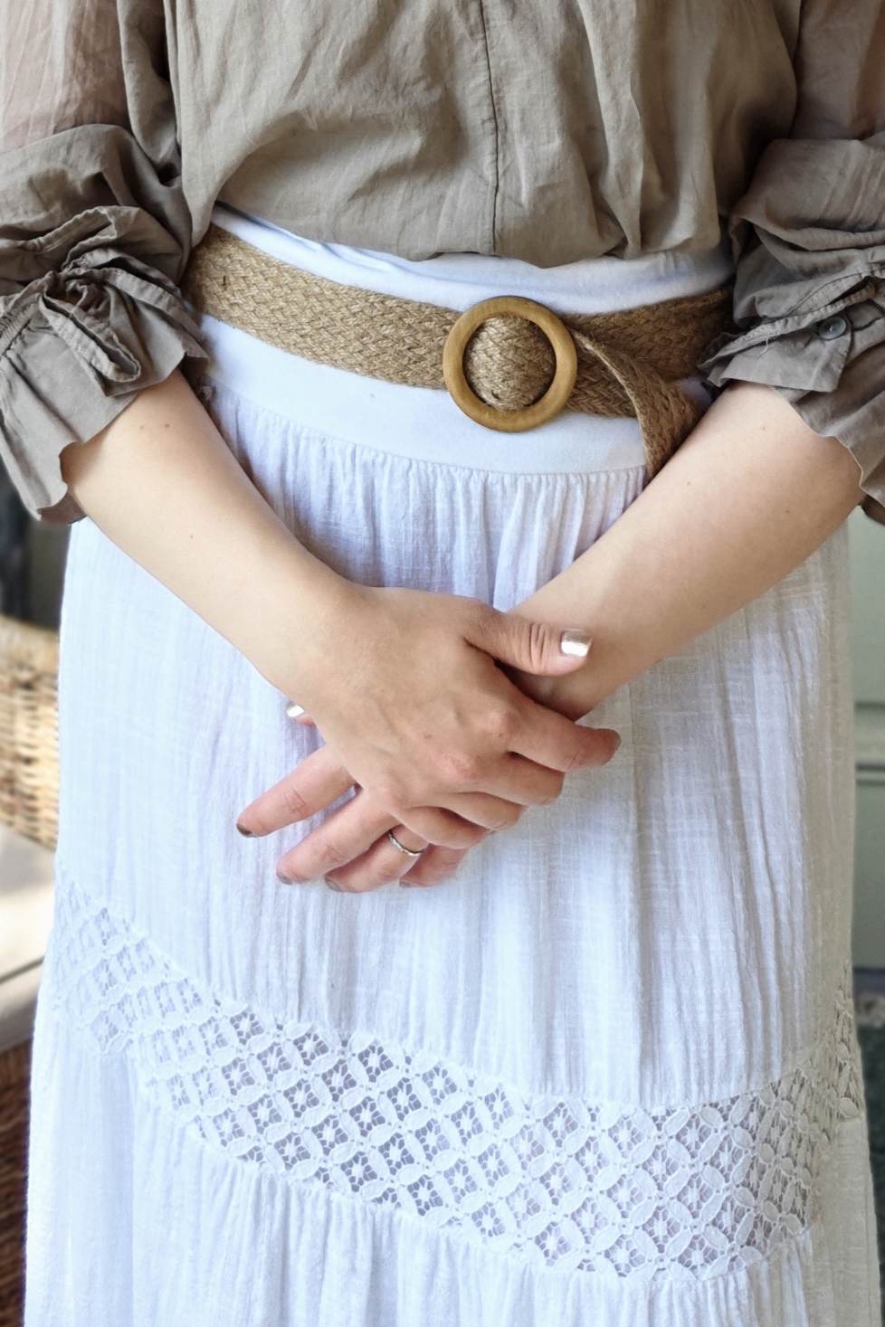 Safiira puuvillahame, valkoinen 36/44 - Image 3