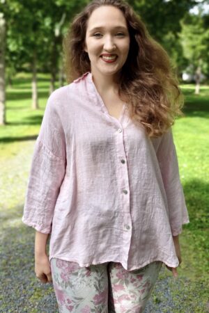 Pellavatehdas Lilli pellavapaita vaaleanpunainen