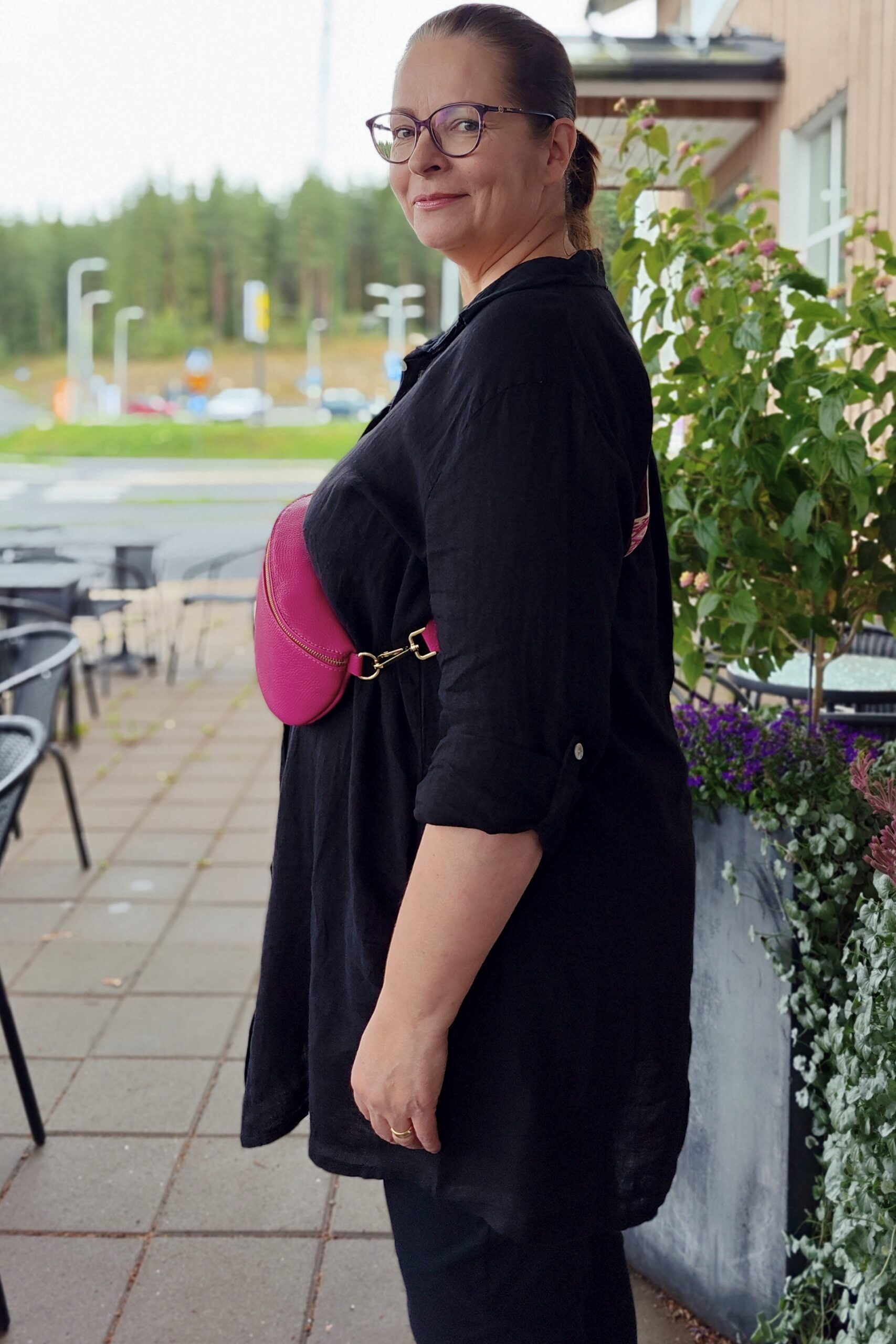 Pellavatehdas Lulu pellavapaita musta