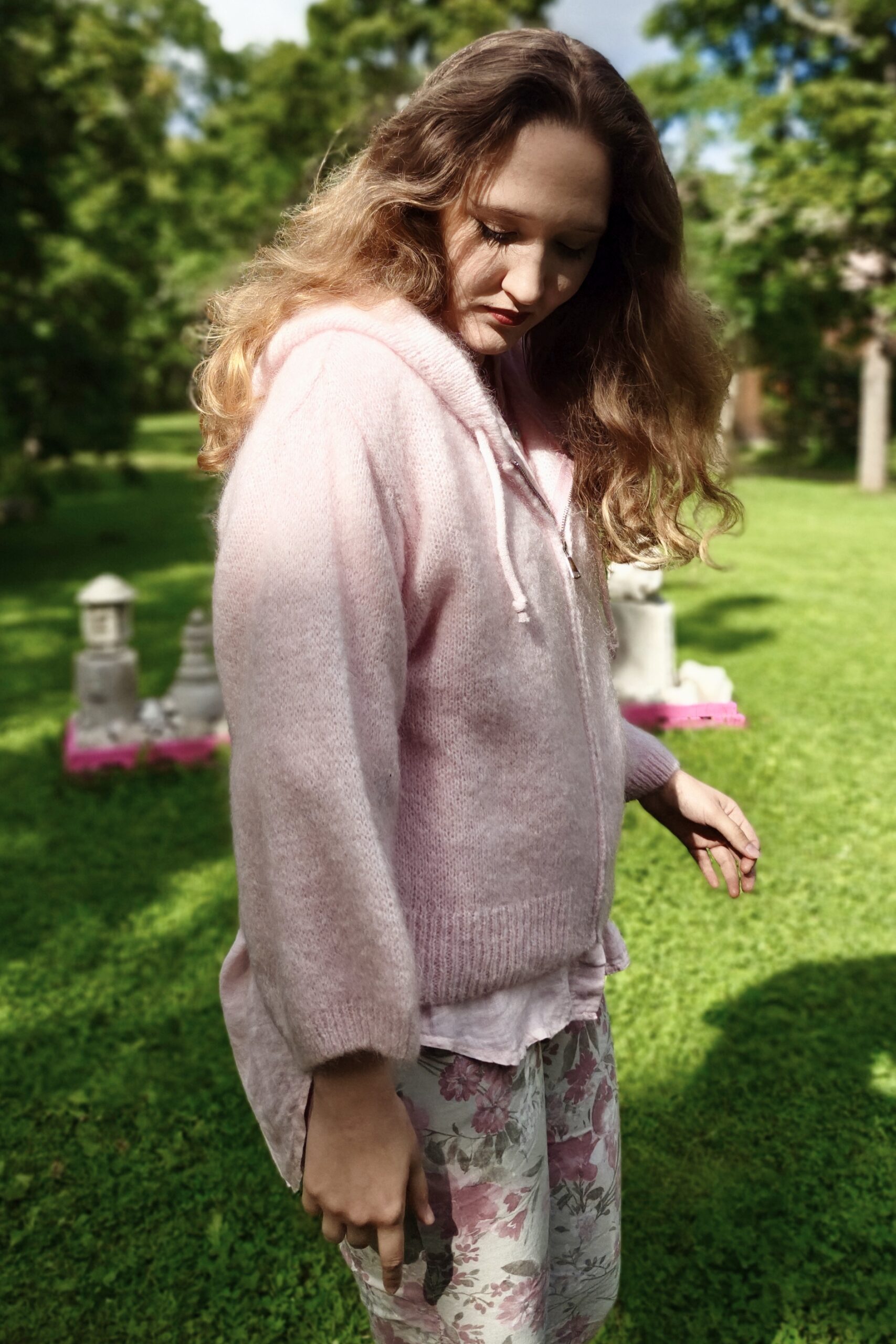 Nellie mohairhuppari, vaaleanpunainen 42/48 - Image 3