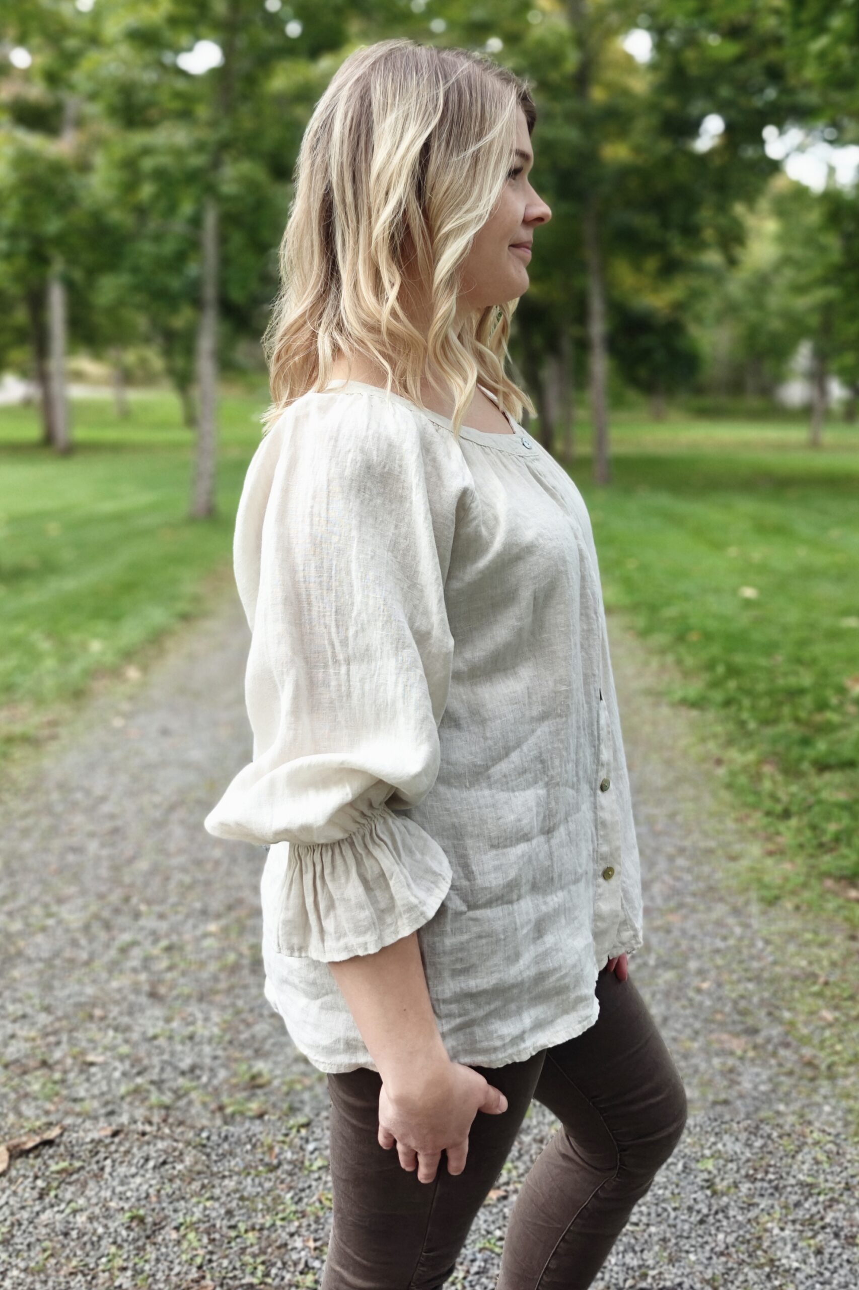 Pellavatehdas Klara pellavapaita beige