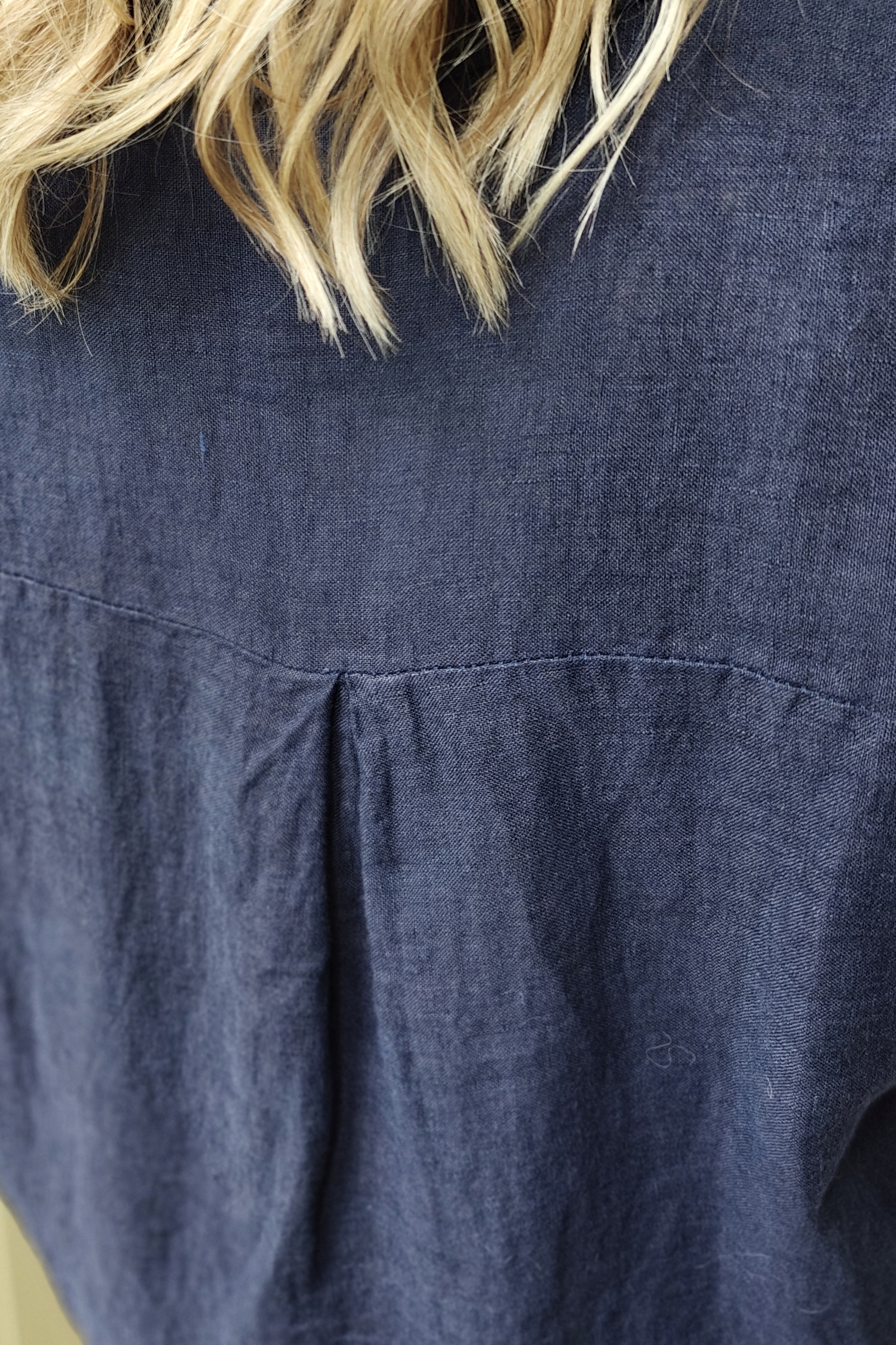 Lilli pellavapaita, tummansininen L/XL - Image 5