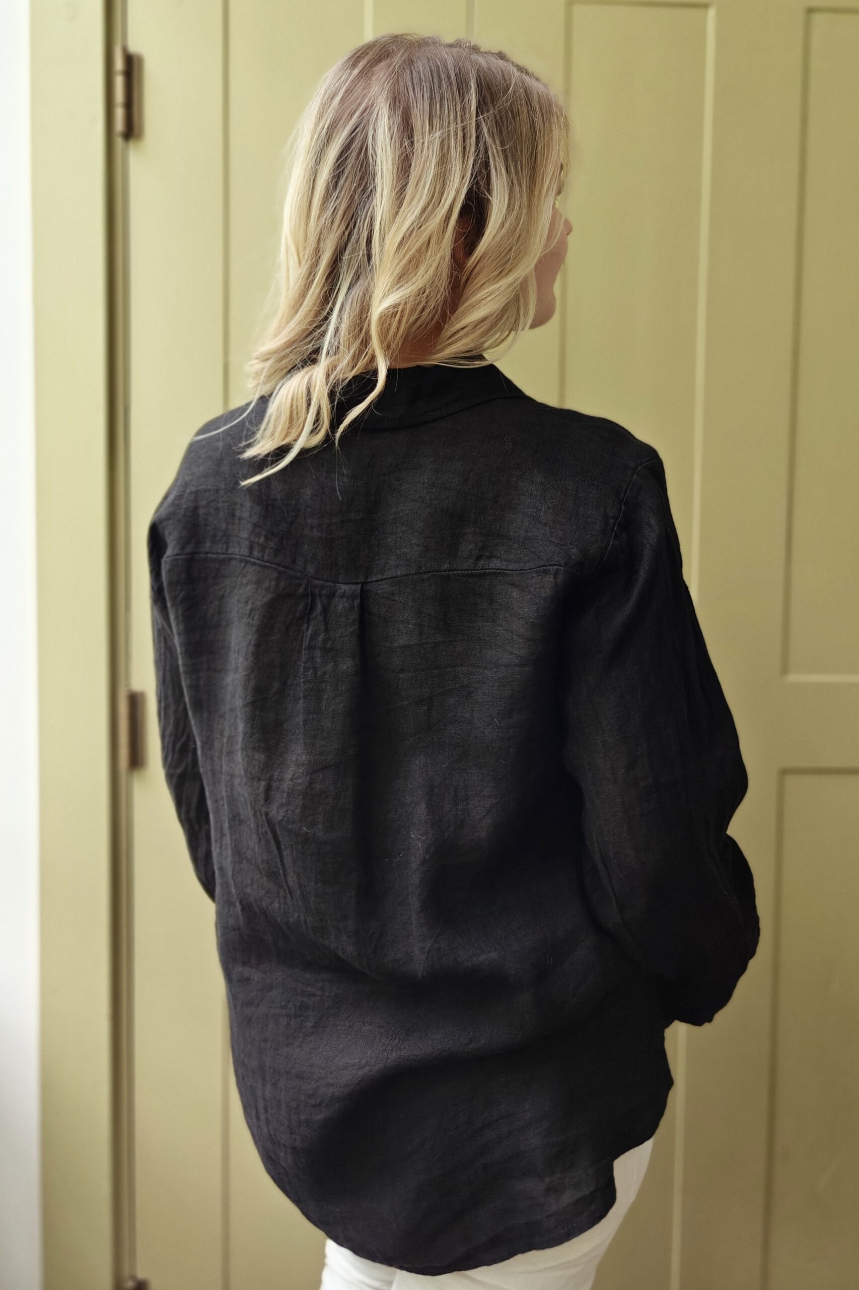 Noomi Pellavapaita Musta 38 44 Pellavatehdas fi