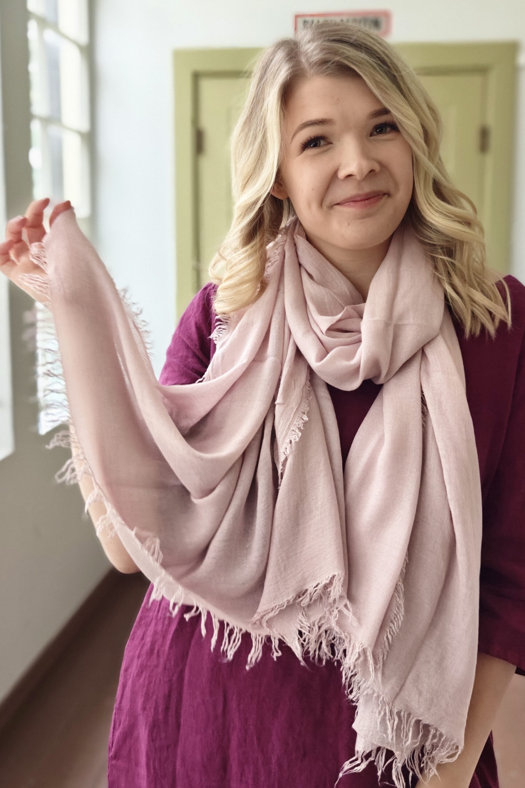 Pellavatehdas Bambuhuivi roosa