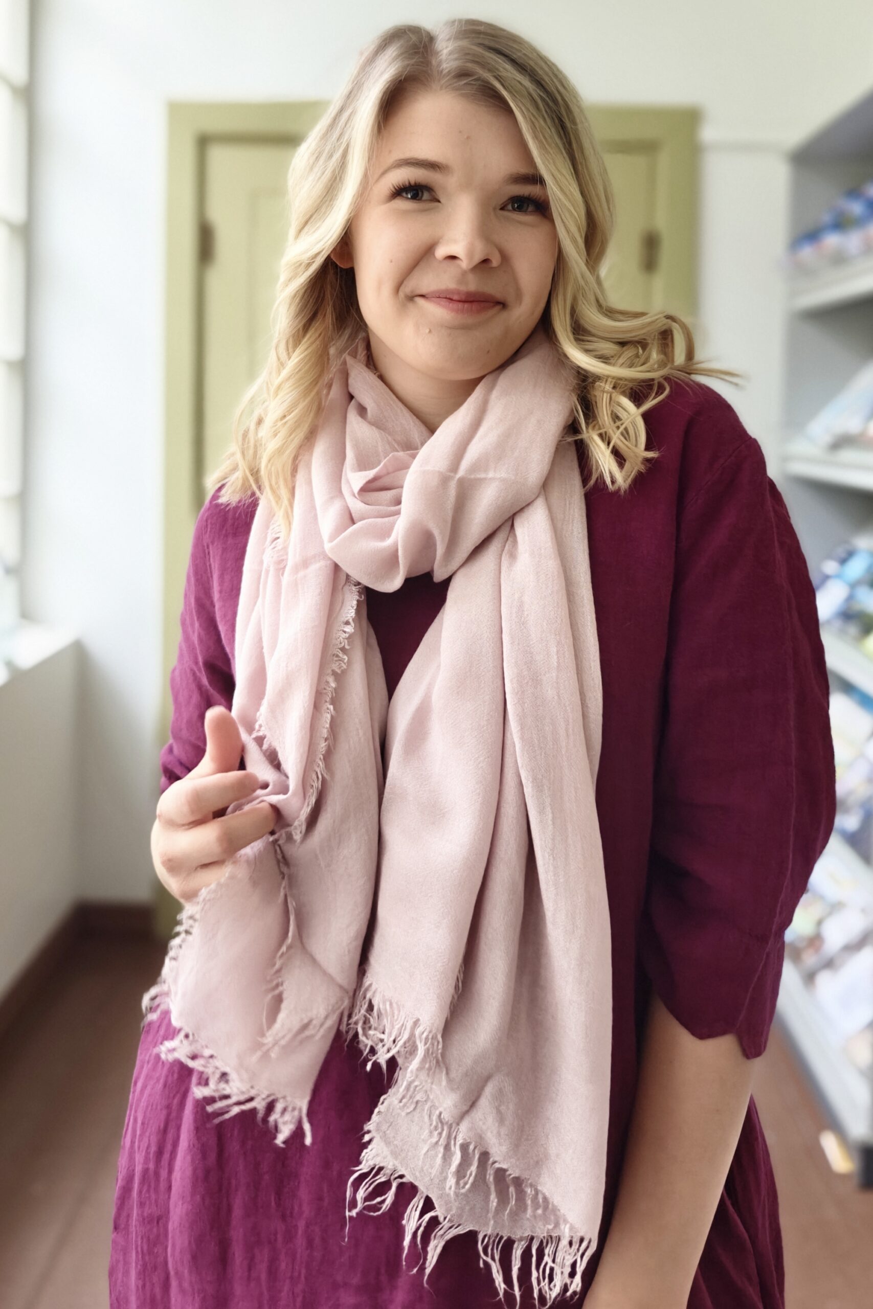 Pellavatehdas Bambuhuivi roosa