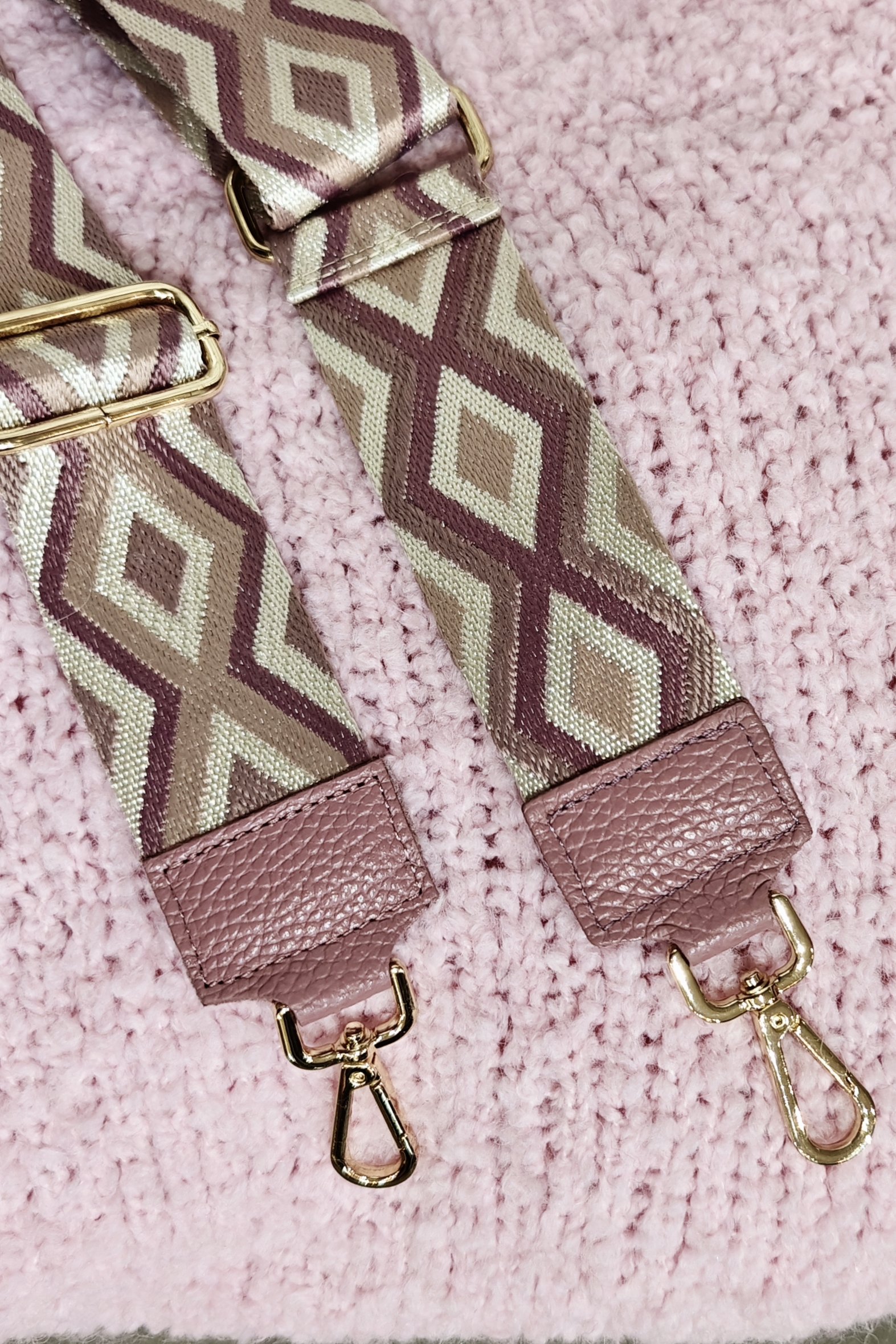 Crossbody-laukku ja vaihtohihna, vanha roosa, koko S - Image 4