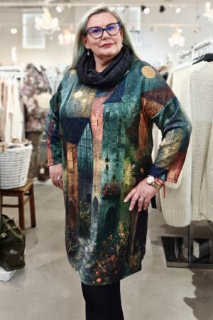 Pellavatehdas The evening on the town viskoosimekko