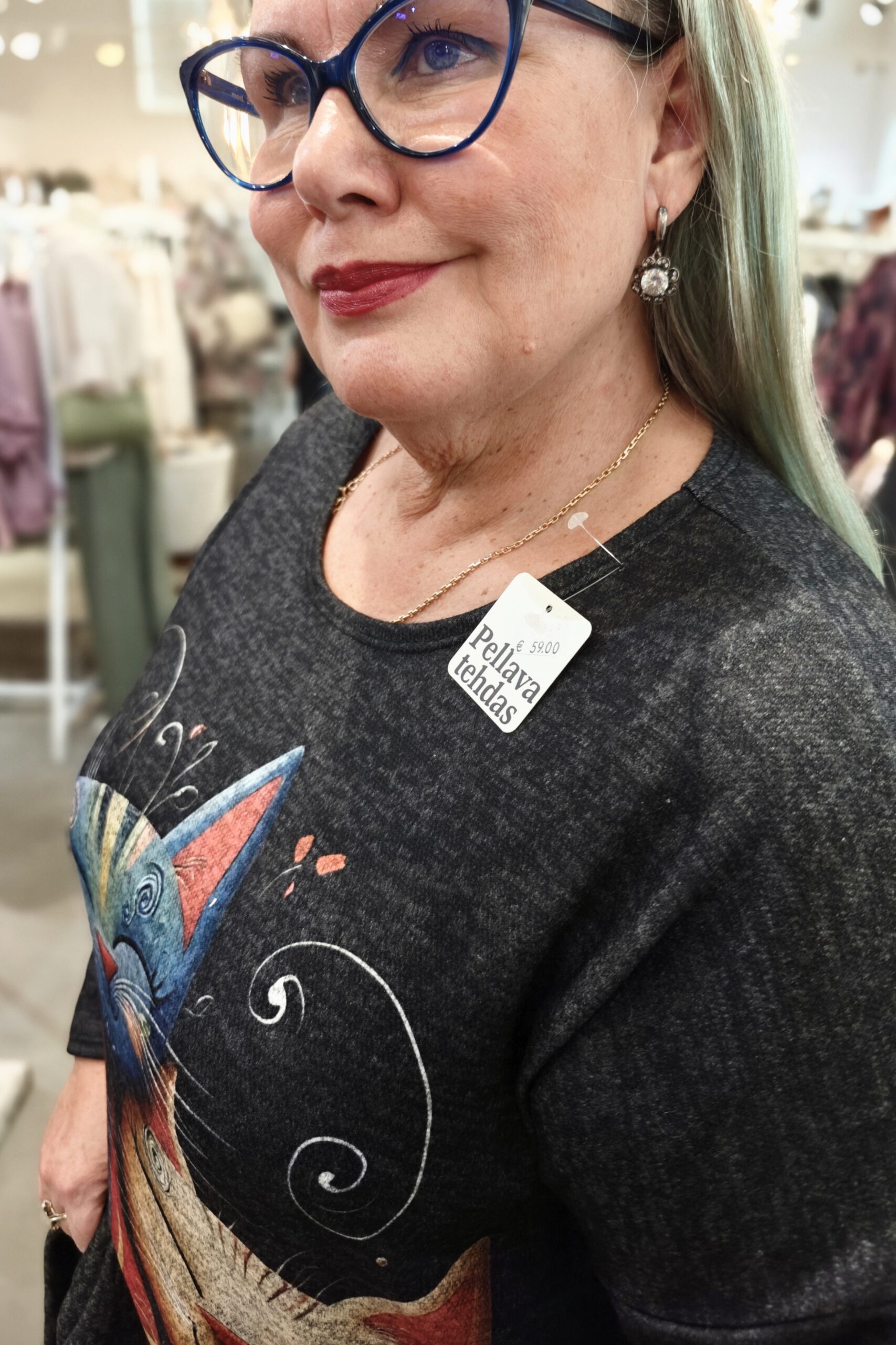 Happy cats - viskoosimekko/tunika 48/56 - Image 4