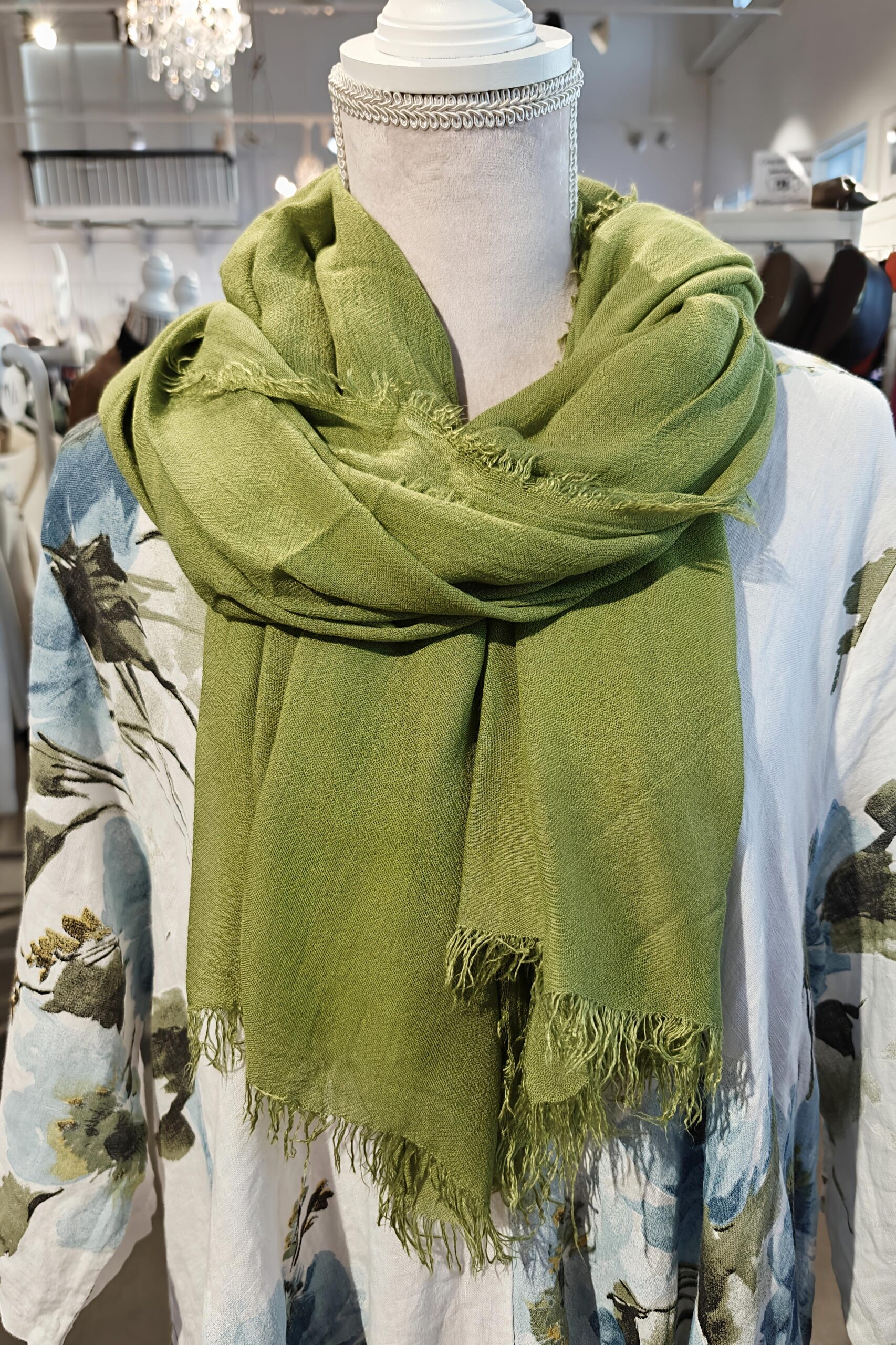 Bambuhuivi päärynänvihreä Pellavatehdas