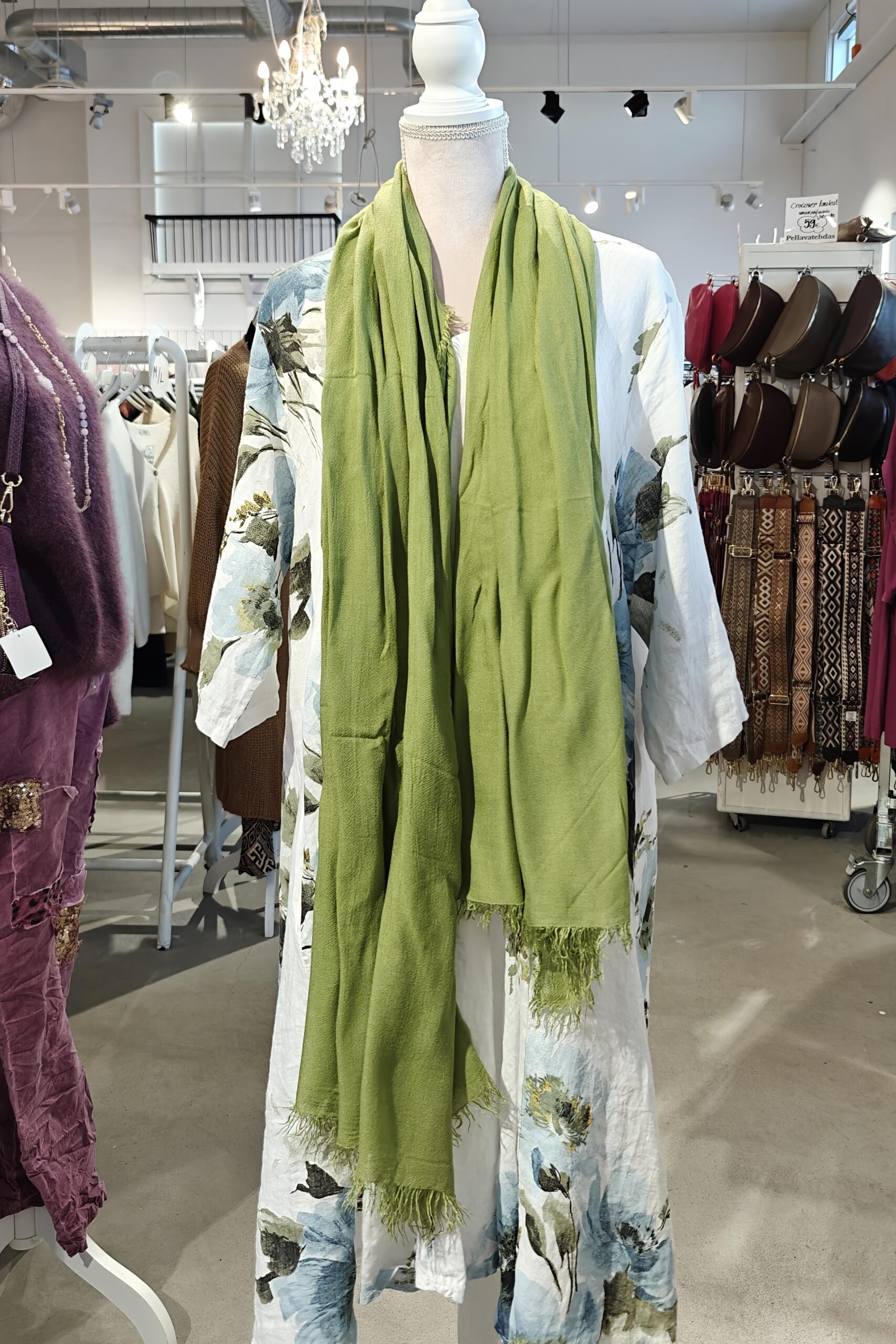 Bambuhuivi päärynänvihreä Pellavatehdas