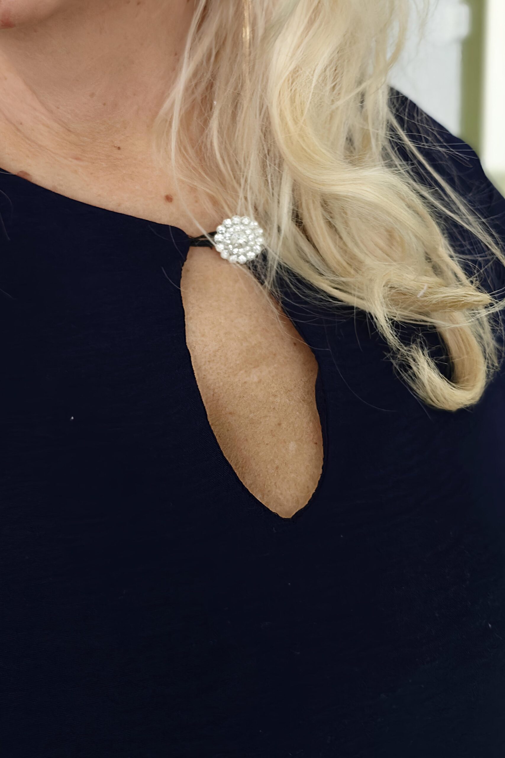 Alexandra viskoositunika, tummansininen 2XL/3XL - Image 5