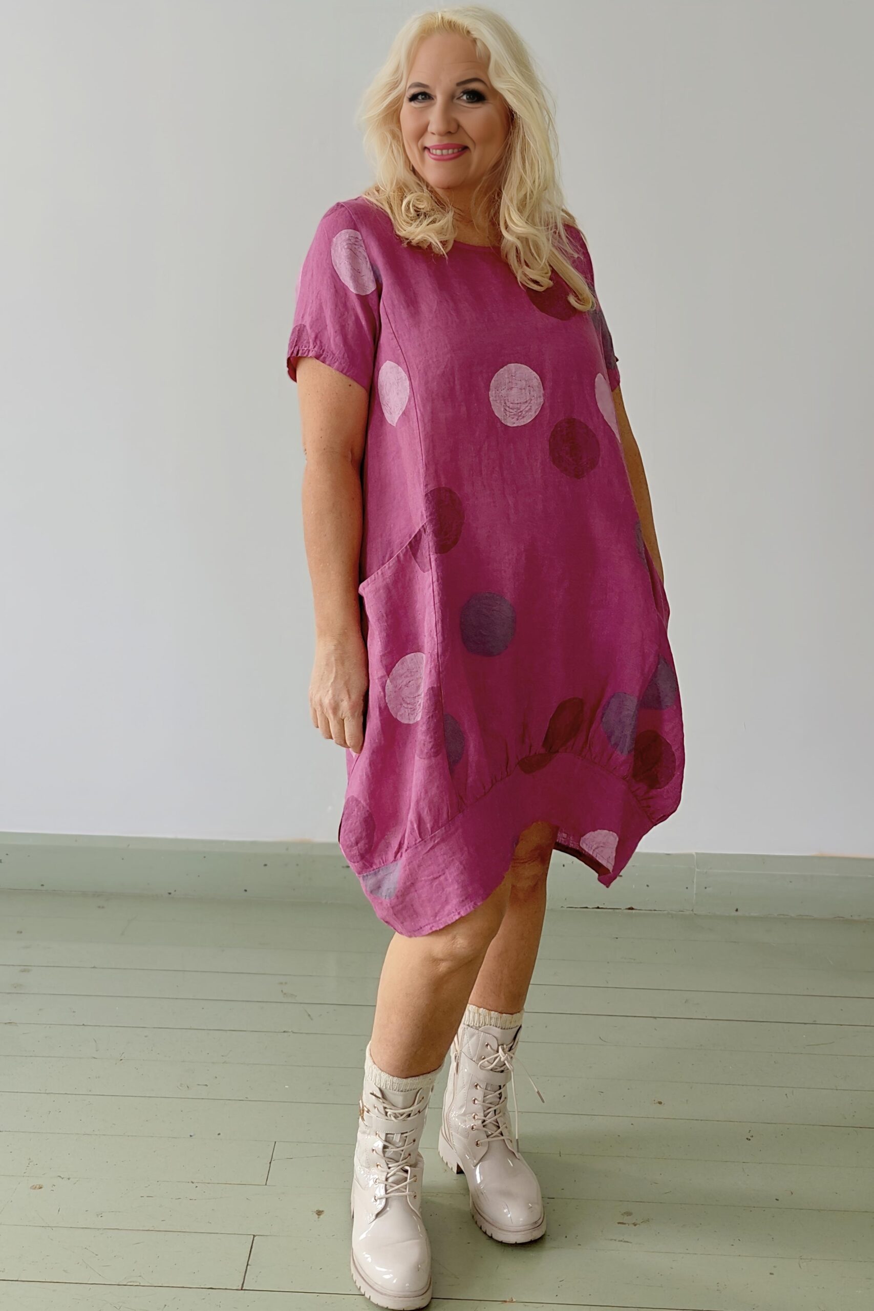 Palloset pellavamekko marjapuuro Pellavatehdas