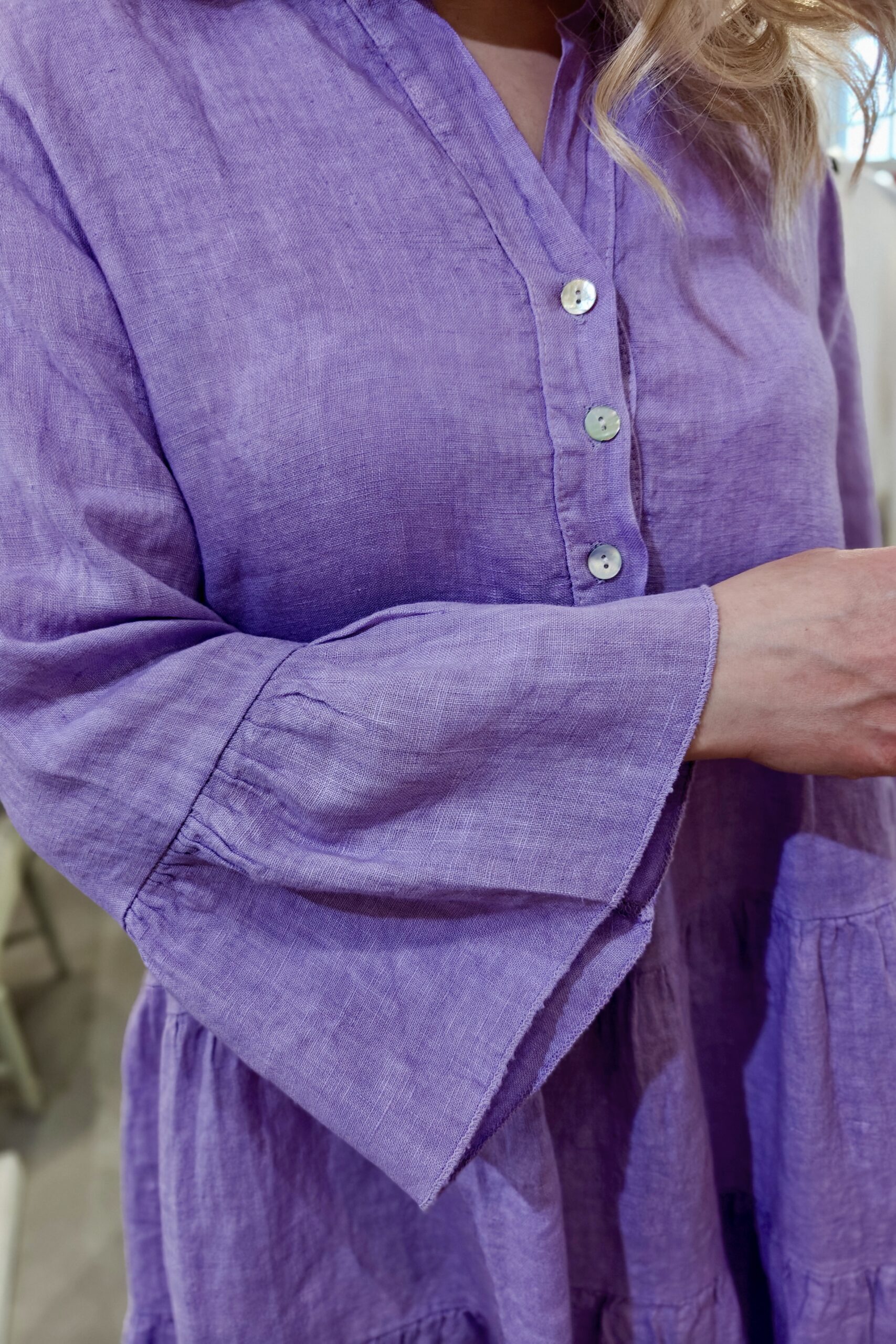 Karoliina frillatunika, liila 38/44 - Image 4