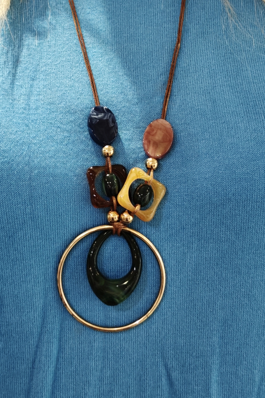 Hailie neulospusero turkoosi Pellavatehdas