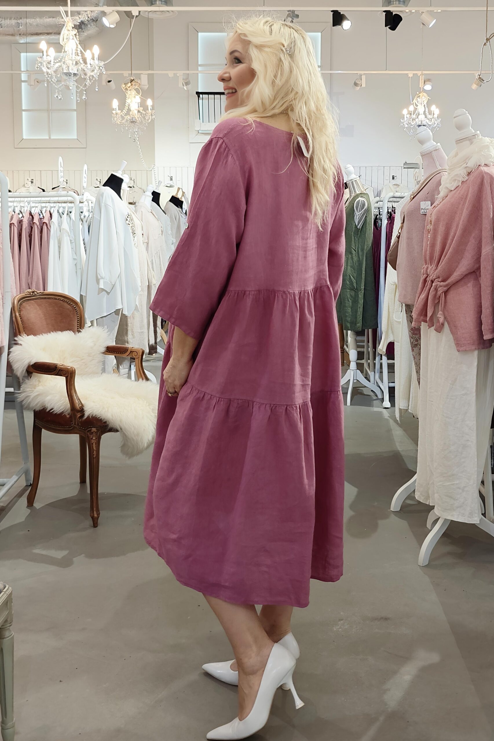 Joanna Plus frillamekko, marjapuuro 48/52 - Image 4