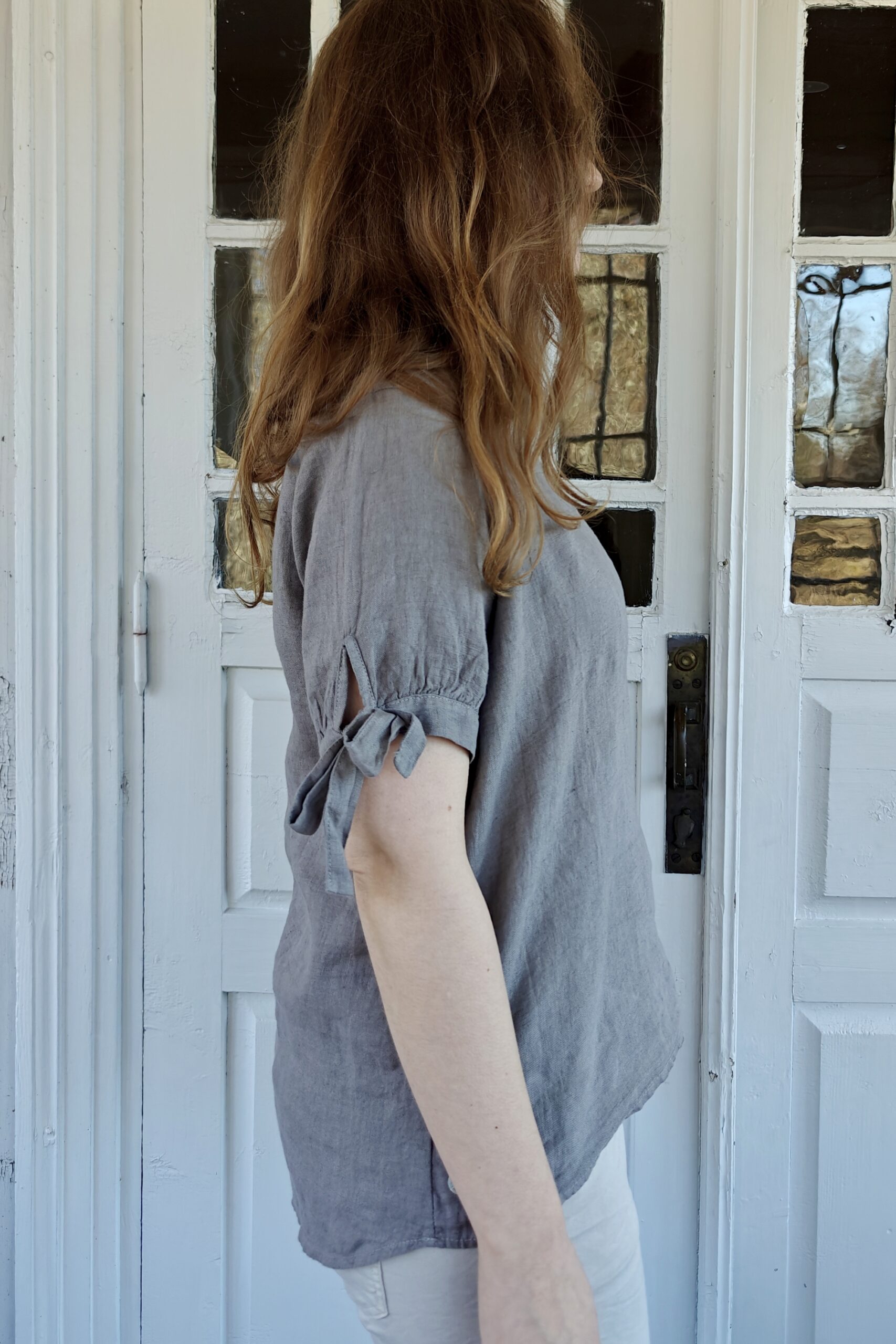 Pellavatehdas Nuppu pellavapaita ruskea