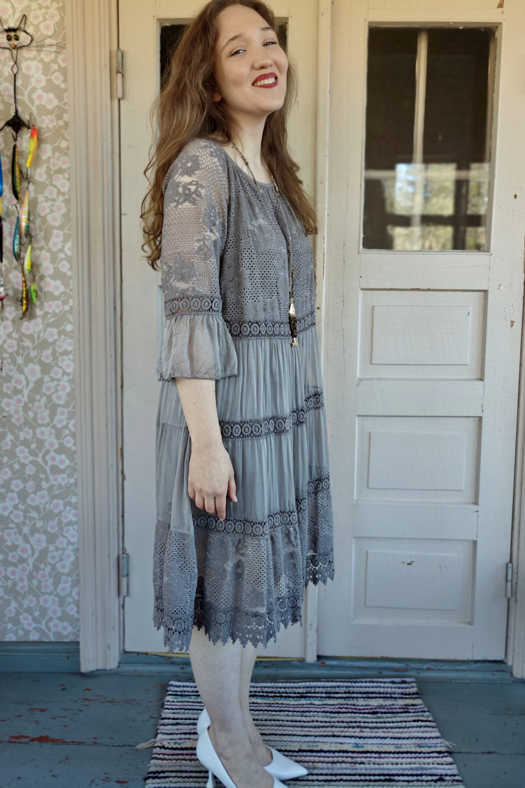 Pellavatehdas Adelia pitsimekko taube