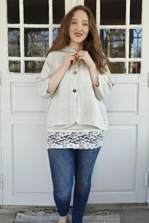 Pellavatehdas Bliss pellavahuppari beige