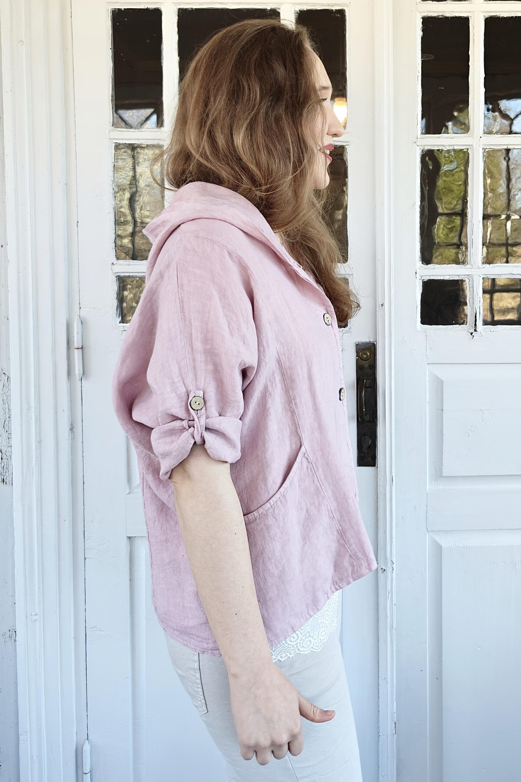 Bliss pellavahuppari, roosa 42/48 - Image 3