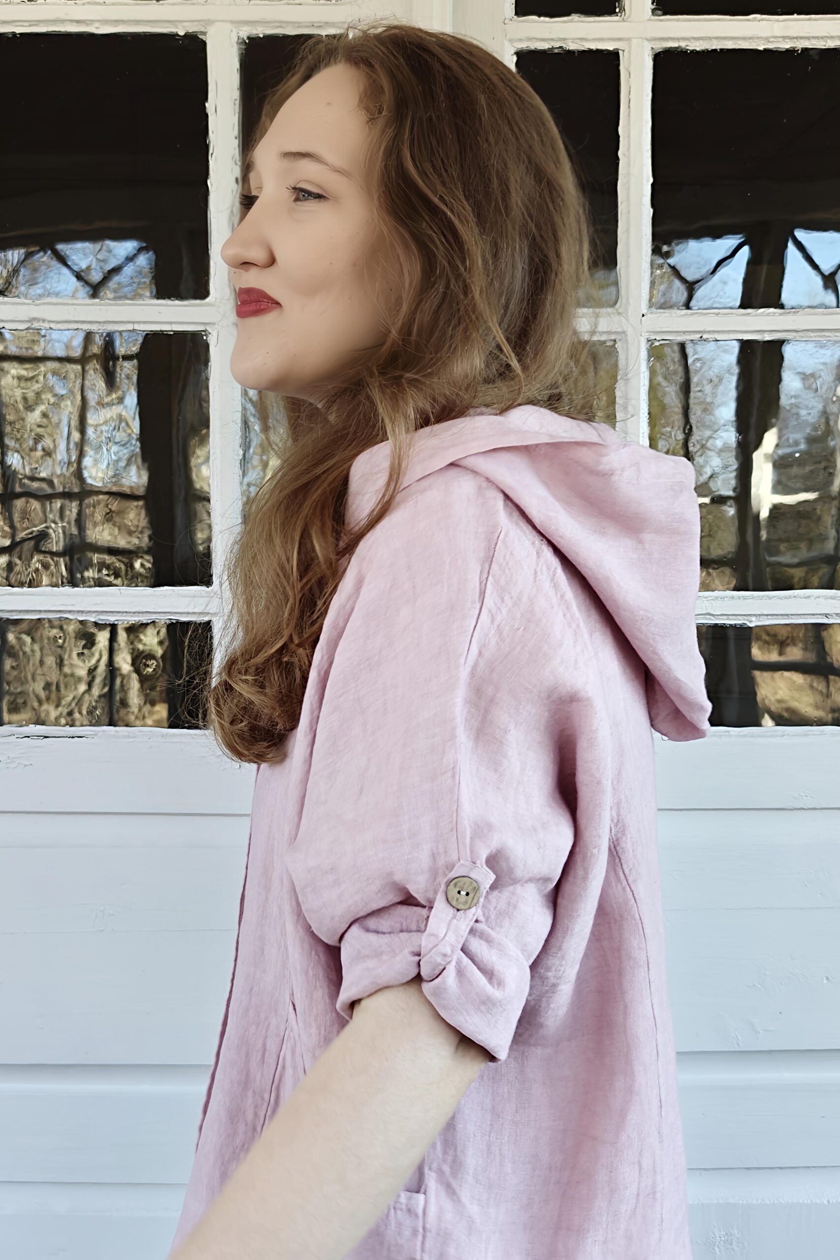 Bliss pellavahuppari, roosa 42/48 - Image 4