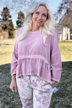 Pellavatehdas Rilla paita roosa