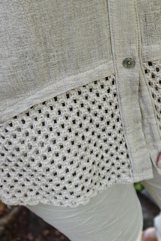 June puuvilla/pellavapaita, beige XS/S - Image 3