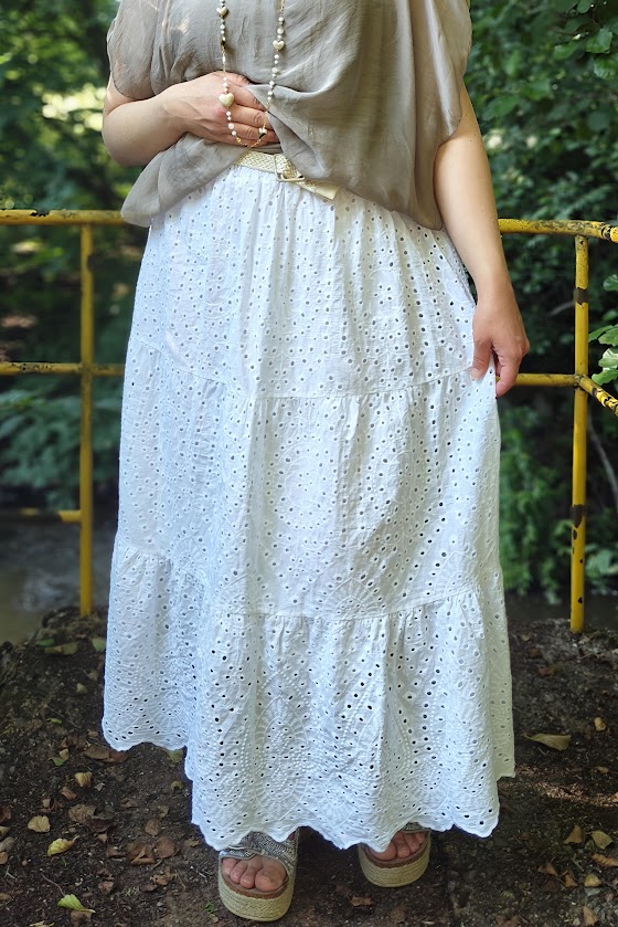 Aida brodyyrihame, valkoinen M/XL - Image 3
