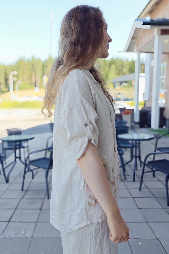 Isolde huppari, beige 46/50 - Image 3