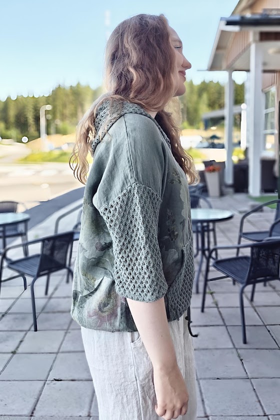 Marilii pellavahuppari, maastonvihreä L/XL - Image 3