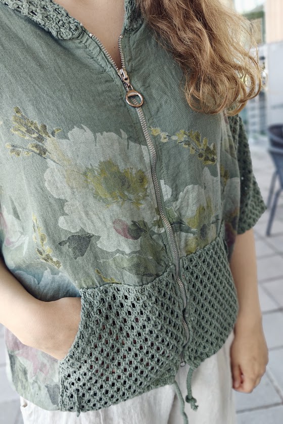 Marilii pellavahuppari, maastonvihreä L/XL - Image 4