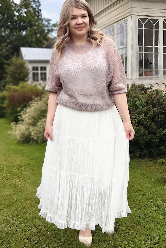 Helena mohairneule, kaakaonruskea M/XL - Image 3